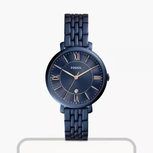 Fossil Jacqueline Blue Dial Ladies Watch